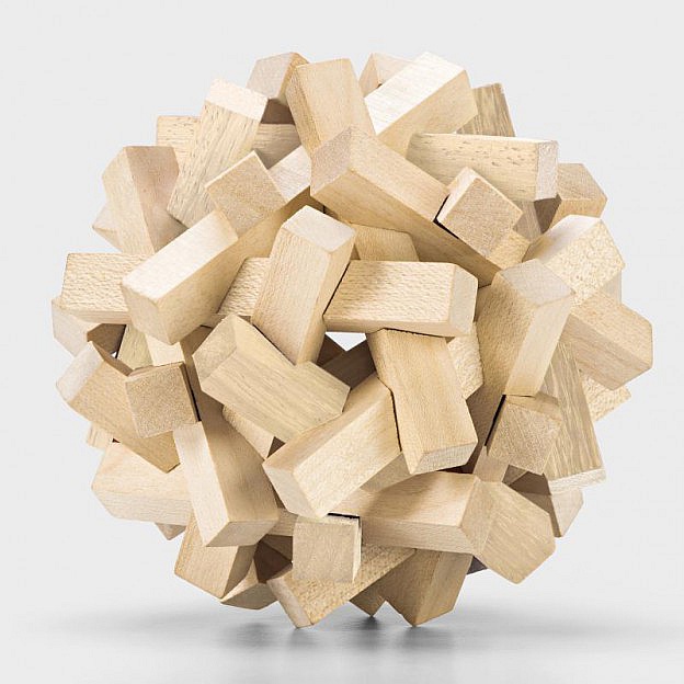 Holzpuzzle-Ball