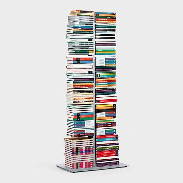 Doppel-Bücherturm 154 cm, Stahl