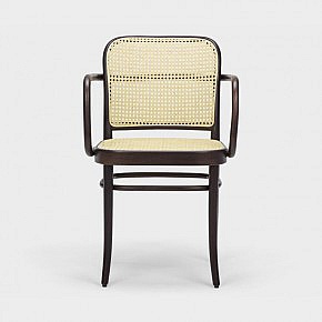 Ton-Bugholzsessel Rattan