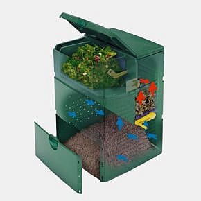 Komposter mit 3-Kammern-System