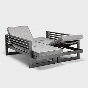 Lounge-Liegemöbel Aluminium, anthrazit